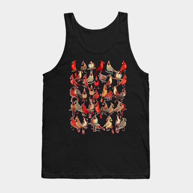 Red cardinals cardinal lover Tank Top by Artardishop